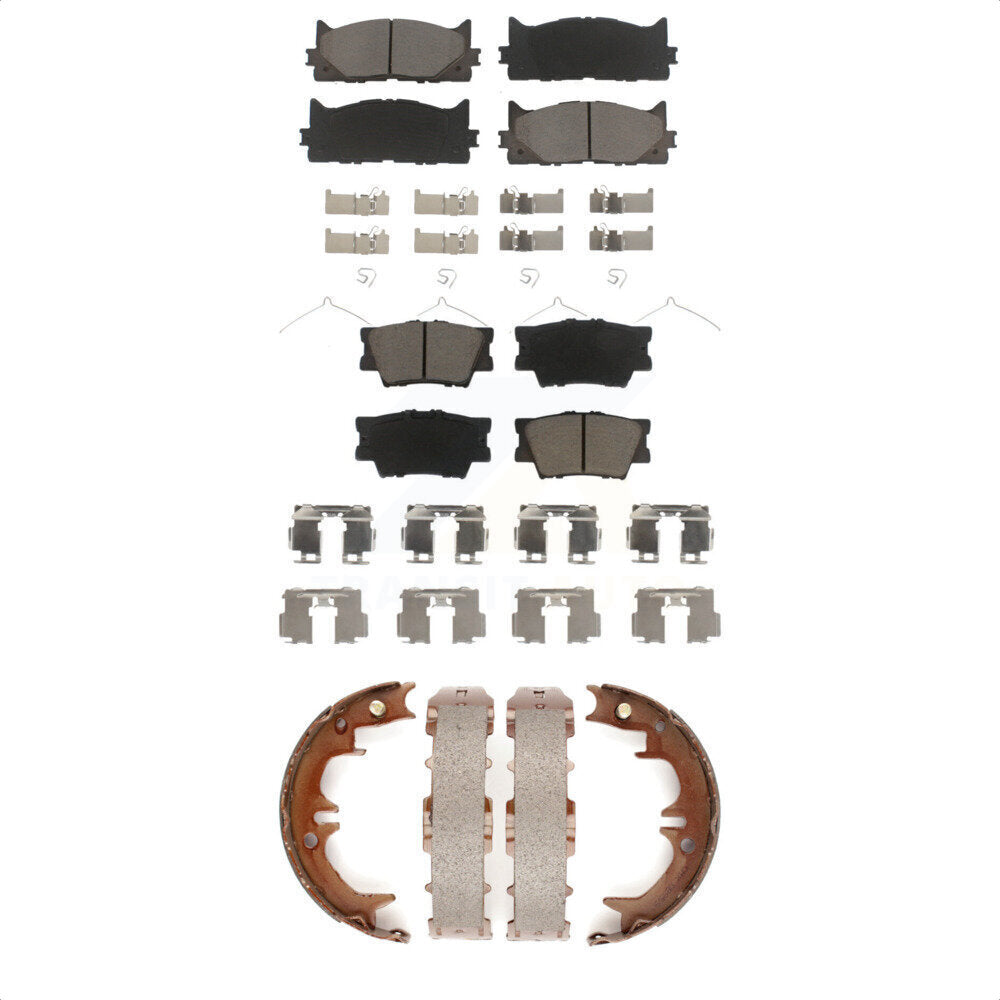 [Avant + Arrière] Kit de plaquette (céramique) de frein pour Toyota Camry Lexus ES350 Avalon KCN-100183