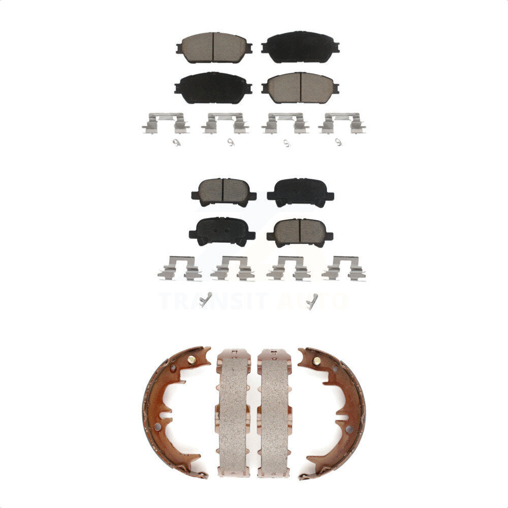 [Avant + Arrière] Kit de plaquette (céramique) de frein pour Toyota Camry Avalon Solara KCN-100184