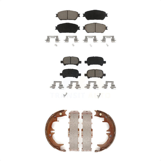 [Avant + Arrière] Kit de plaquette (céramique) de frein pour Toyota Camry Avalon Solara KCN-100184