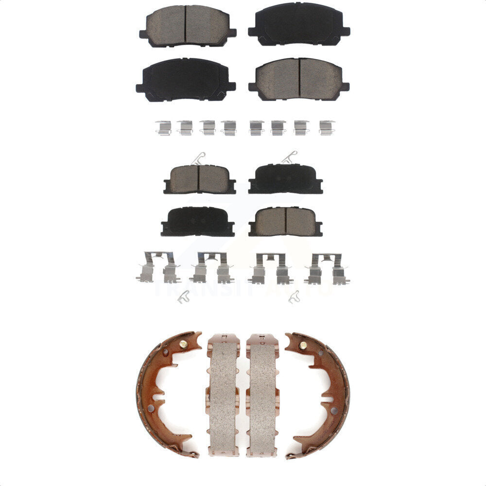 [Avant + Arrière] Kit de plaquette (céramique) de frein pour 2001-2003 Toyota Highlander KCN-100187