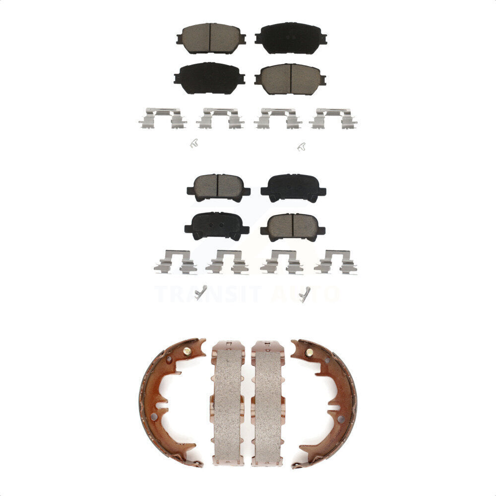 [Avant + Arrière] Kit de plaquette (céramique) de frein pour Toyota Camry Vehicles Manufactured In USA KCN-100189