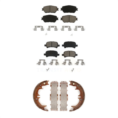 [Avant + Arrière] Kit de plaquette (céramique) de frein pour Toyota Camry Vehicles Manufactured In USA KCN-100189