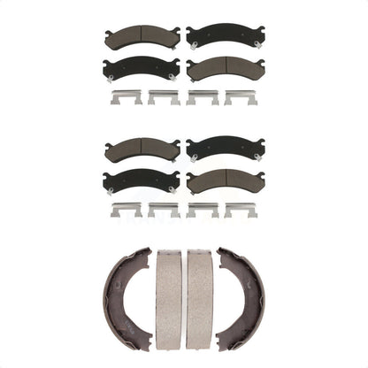 [Avant + Arrière] Kit de plaquette (céramique) de frein pour Chevrolet Silverado 3500 HD GMC Sierra Classic KCN-100194