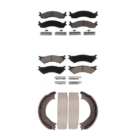 [Avant + Arrière] Kit de plaquette (céramique) de frein pour Ford E-250 Econoline E-350 Super Duty Club Wagon KCN-100195