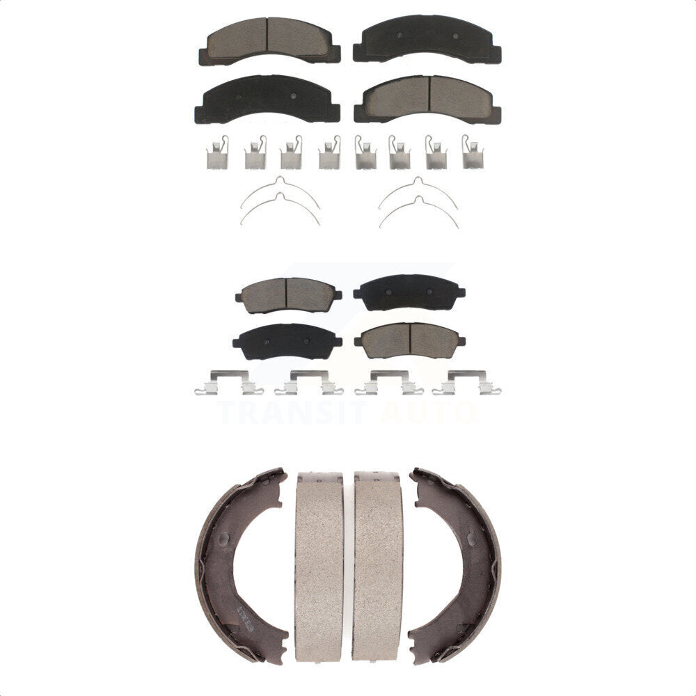 [Avant + Arrière] Kit de plaquette (céramique) de frein pour Ford F-250 Super Duty F-350 Excursion KCN-100196