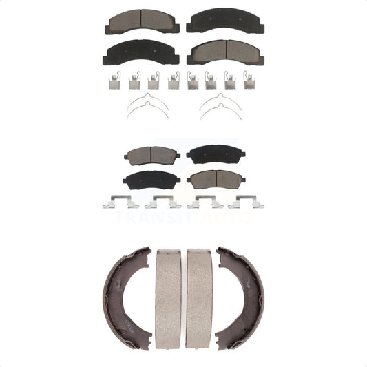 [Avant + Arrière] Kit de plaquette (céramique) de frein pour Ford F-250 Super Duty F-350 Excursion KCN-100196