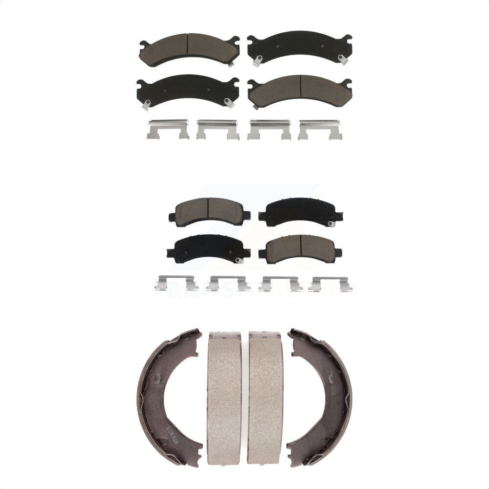 [Avant + Arrière] Kit de plaquette (céramique) de frein pour Chevrolet Express 3500 2500 GMC Savana KCN-100200
