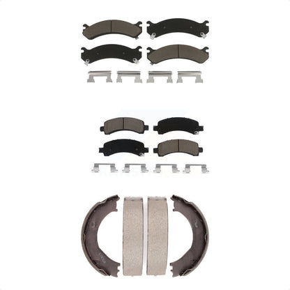 [Avant + Arrière] Kit de plaquette (céramique) de frein pour Chevrolet Express 3500 2500 GMC Savana KCN-100200