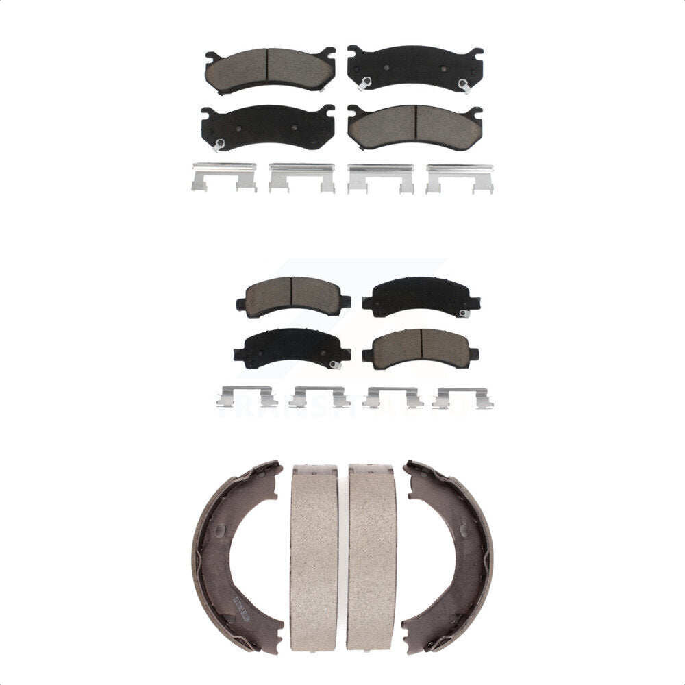 [Avant + Arrière] Kit de plaquette (céramique) de frein pour Chevrolet Express 2500 GMC Savana KCN-100203