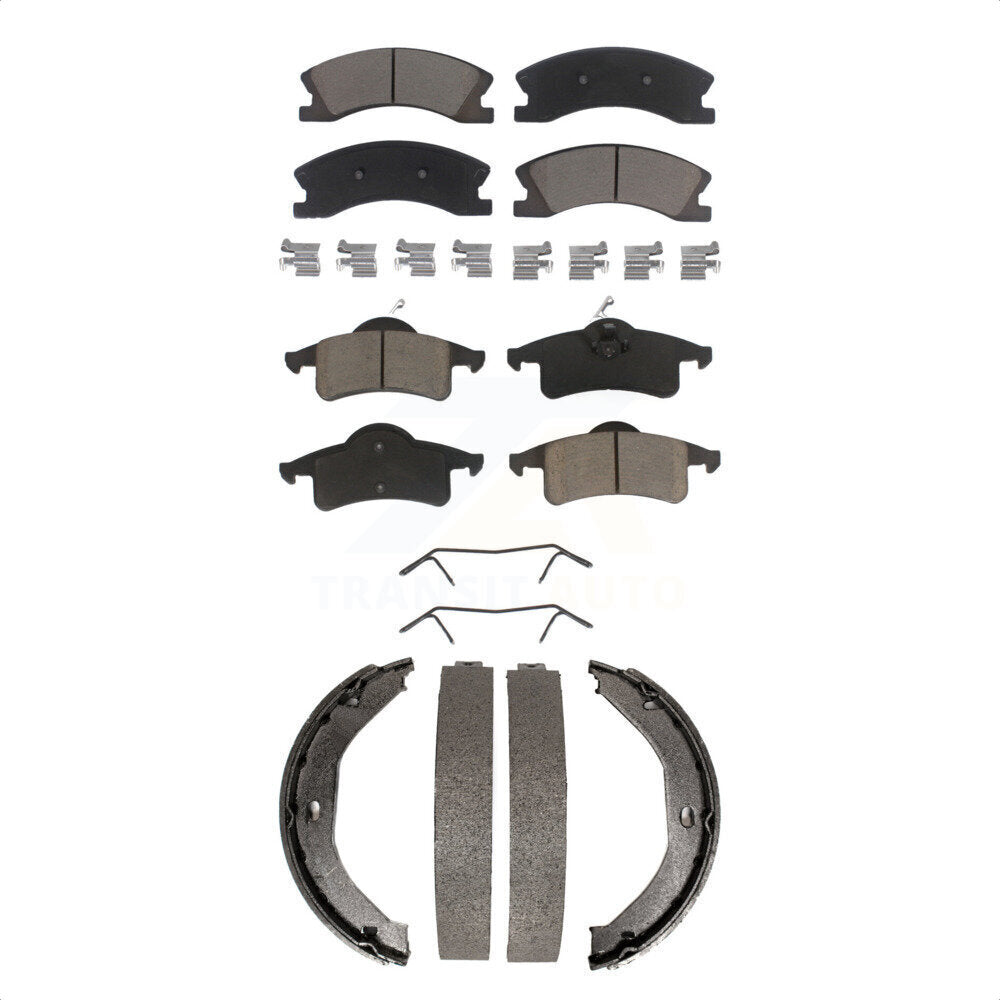 [Avant + Arrière] Kit de plaquette (céramique) de frein pour Jeep Grand Cherokee KCN-100210 par Transit Auto