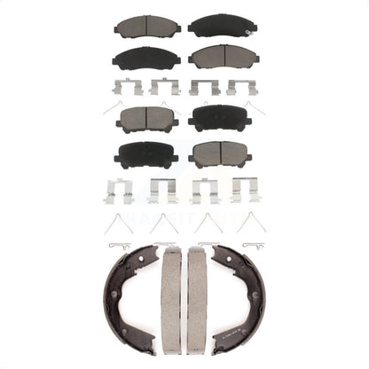 [Avant + Arrière] Kit de plaquette (céramique) de frein pour Honda Pilot Acura MDX ZDX KCN-100211 par Transit Auto