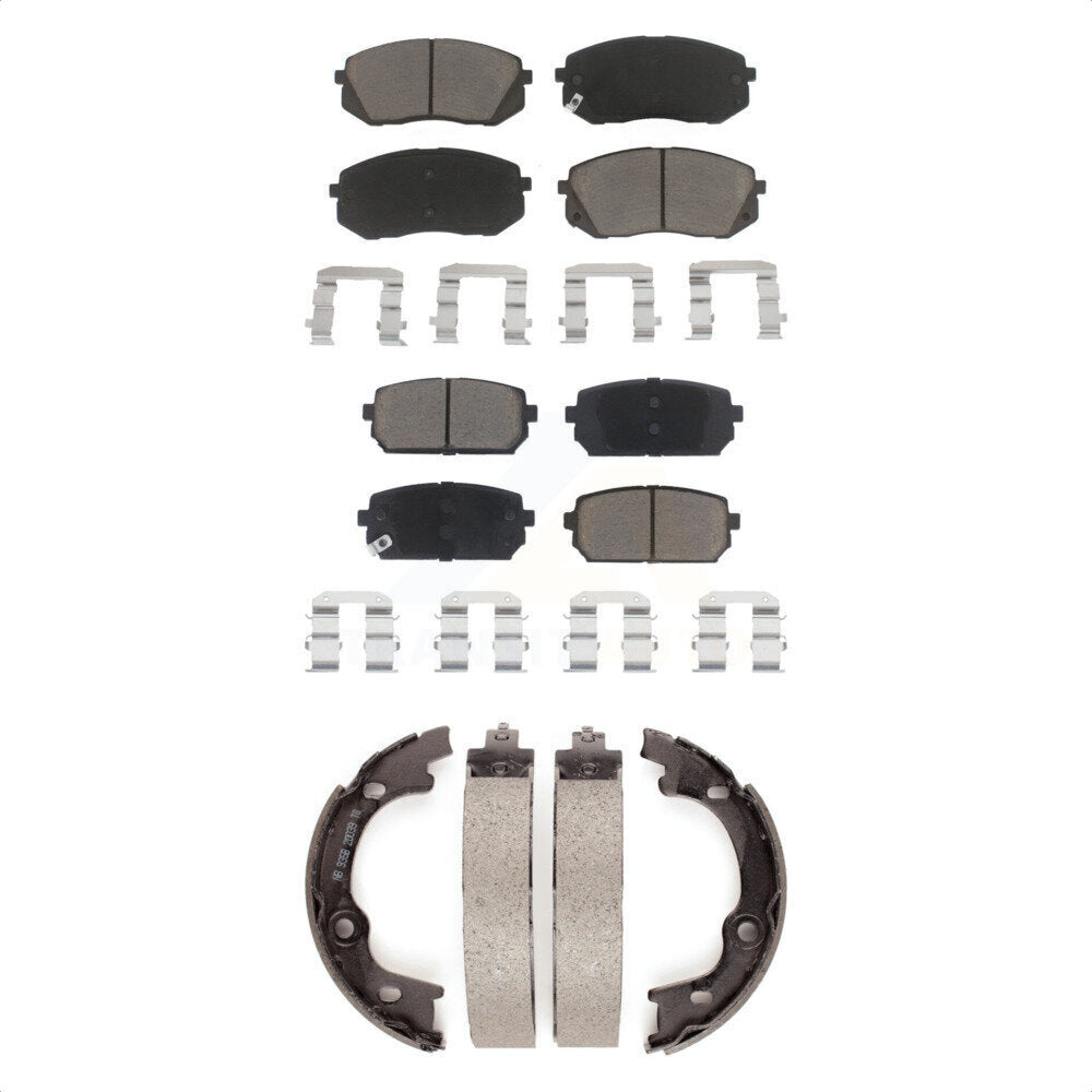 [Avant + Arrière] Kit de plaquette (céramique) de frein pour 2007-2010 Kia Rondo KCN-100212