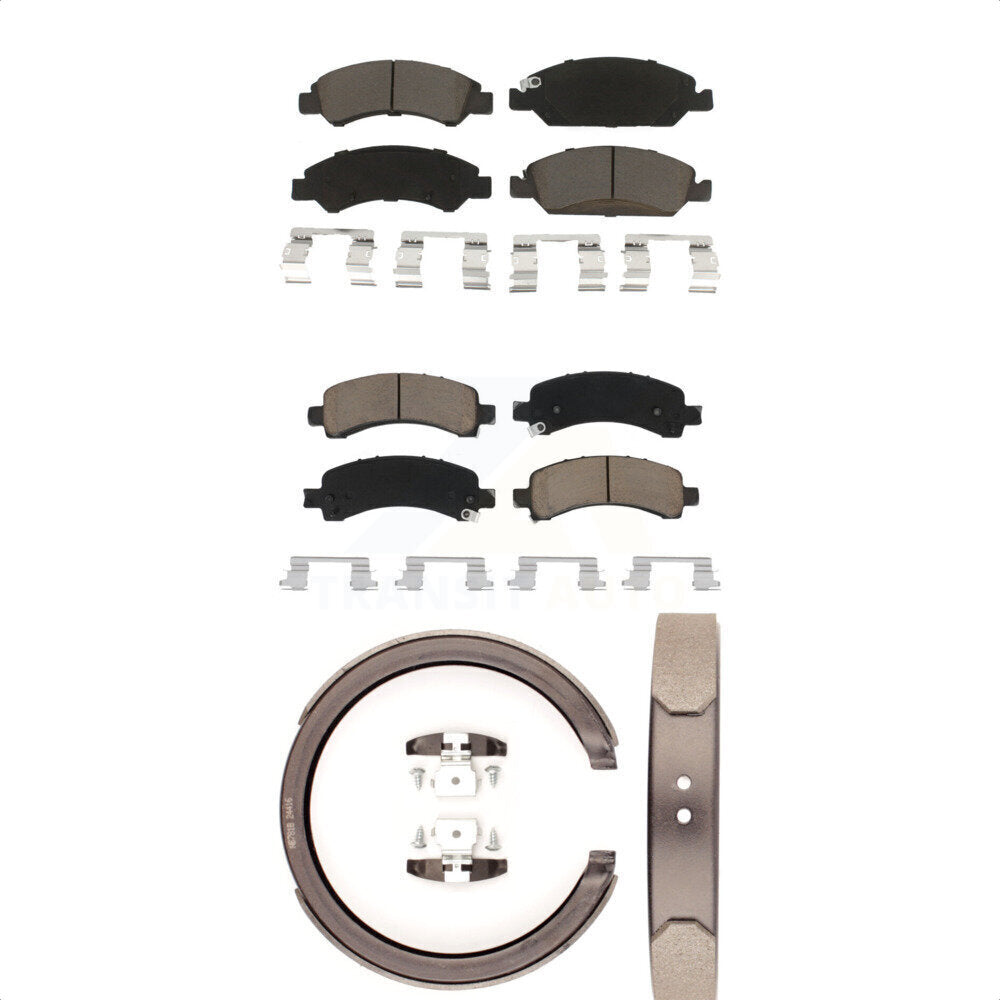 [Avant + Arrière] Kit de plaquette (céramique) de frein pour Chevrolet Express 1500 GMC Savana KCN-100216