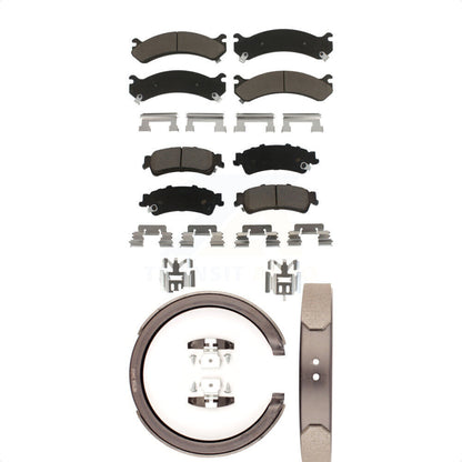 [Avant + Arrière] Kit de plaquette (céramique) de frein pour Cadillac DeVille DTS avec 8 Lug Wheels KCN-100217