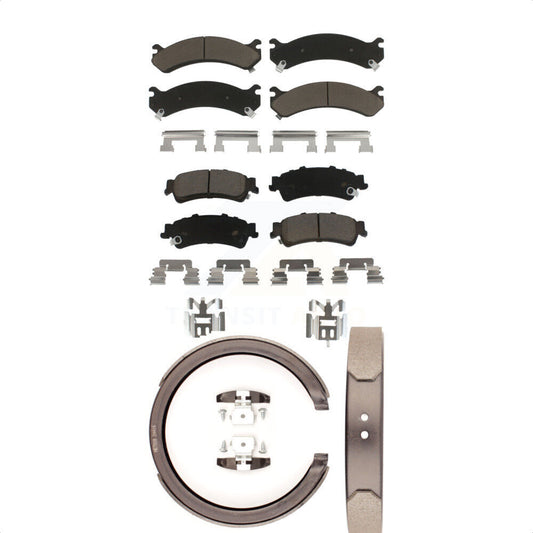 [Avant + Arrière] Kit de plaquette (céramique) de frein pour Cadillac DeVille DTS avec 8 Lug Wheels KCN-100217
