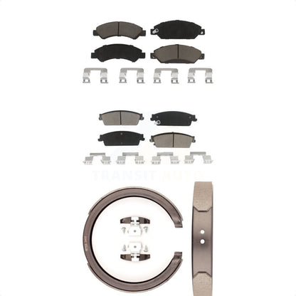 [Avant + Arrière] Kit de plaquette (céramique) de frein pour 2007 Chevrolet Tahoe GMC Suburban 1500 Yukon Cadillac Avalanche XL Escalade ESV EXT KCN-100221