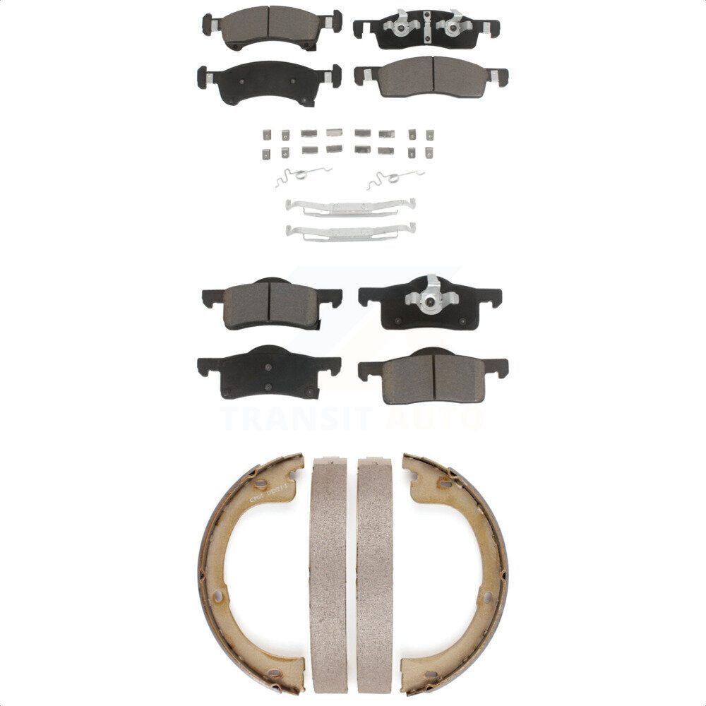 [Avant + Arrière] Kit de plaquette (céramique) de frein pour 2003-2006 Ford Expedition Lincoln Navigator KCN-100233