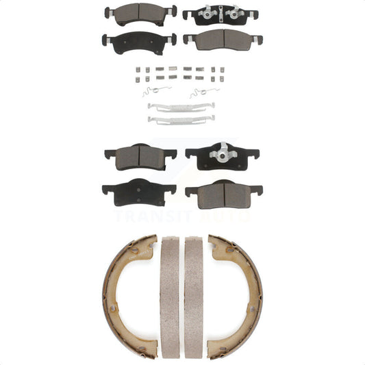[Avant + Arrière] Kit de plaquette (céramique) de frein pour 2003-2006 Ford Expedition Lincoln Navigator KCN-100233