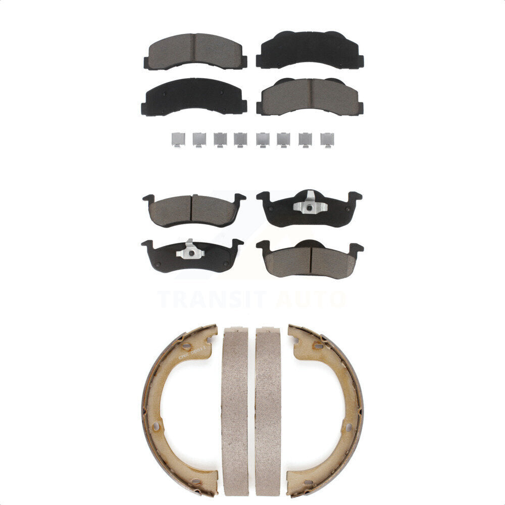 [Avant + Arrière] Kit de plaquette (céramique) de frein pour 2010-2017 Ford Expedition Lincoln Navigator KCN-100234