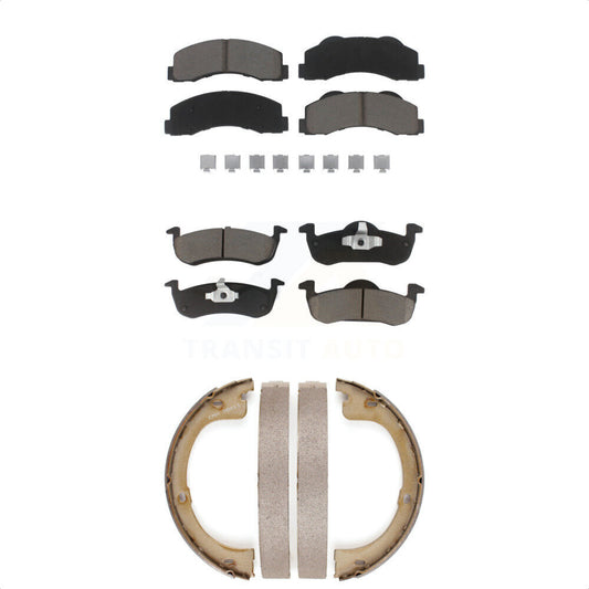 [Avant + Arrière] Kit de plaquette (céramique) de frein pour 2010-2017 Ford Expedition Lincoln Navigator KCN-100234