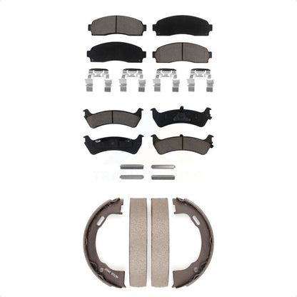 [Avant + Arrière] Kit de plaquette (céramique) de frein pour 2001 Ford Explorer Sport KCN-100245 par Transit Auto