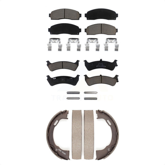 [Avant + Arrière] Kit de plaquette (céramique) de frein pour 2001 Ford Explorer Sport KCN-100245 par Transit Auto