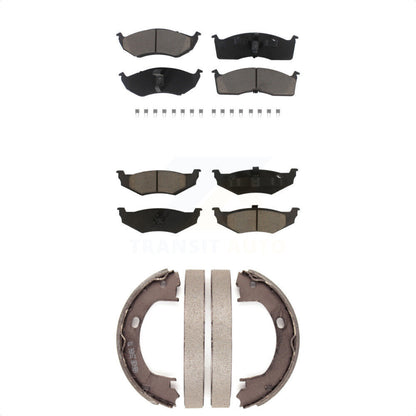 [Avant + Arrière] Kit de plaquette (céramique) de frein pour Chrysler Dodge Intrepid 300M Concorde LHS Neon Plymouth Eagle Vision New Yorker KCN-100246