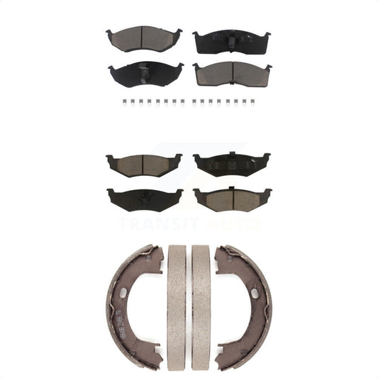 [Avant + Arrière] Kit de plaquette (céramique) de frein pour Chrysler Dodge Intrepid 300M Concorde LHS Neon Plymouth Eagle Vision New Yorker KCN-100246