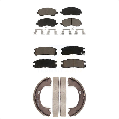 [Avant + Arrière] Kit de plaquette (céramique) de frein pour 2001-2005 Dodge Stratus Coupe avec Disc rear brakes KCN-100247