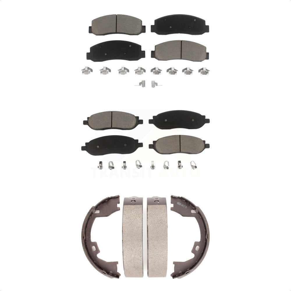 [Avant + Arrière] Kit de plaquette (céramique) de frein pour 2005-2007 Ford F-250 Super Duty F-350 KCN-100251
