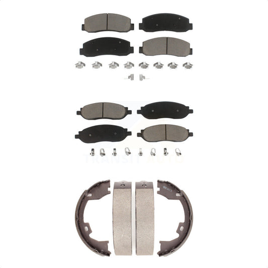 [Avant + Arrière] Kit de plaquette (céramique) de frein pour 2005-2007 Ford F-250 Super Duty F-350 KCN-100251