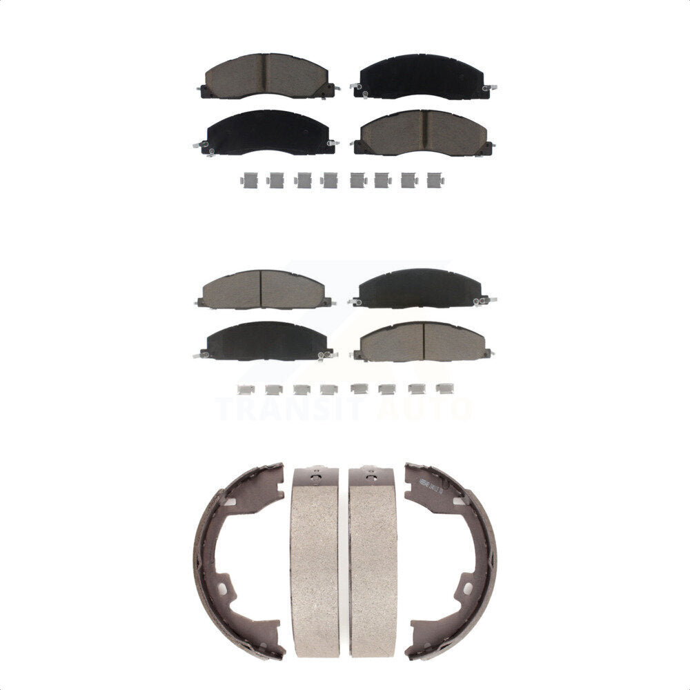 [Avant + Arrière] Kit de plaquette (céramique) de frein pour Ram 2500 3500 1500 Dodge KCN-100252