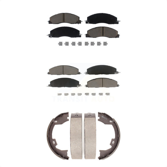 [Avant + Arrière] Kit de plaquette (céramique) de frein pour Ram 2500 3500 1500 Dodge KCN-100252