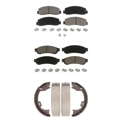 [Avant + Arrière] Kit de plaquette (céramique) de frein pour 2005-2007 Ford F-350 Super Duty avec Dual Wheels KCN-100255