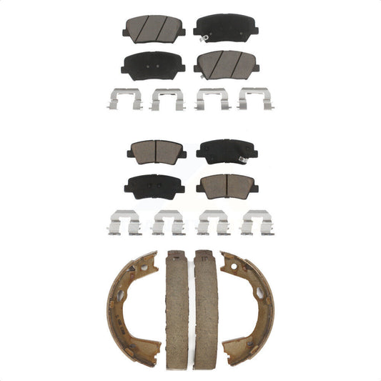 [Avant + Arrière] Kit de plaquette (céramique) de frein pour 2012-2017 Hyundai Azera KCN-100257