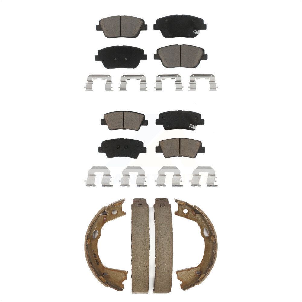 [Avant + Arrière] Kit de plaquette (céramique) de frein pour Hyundai Sonata Kia Optima KCN-100258