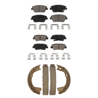 [Avant + Arrière] Kit de plaquette (céramique) de frein pour Kia Optima avec Electric KCN-100259