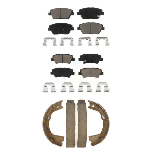 [Avant + Arrière] Kit de plaquette (céramique) de frein pour Kia Optima avec Electric KCN-100259