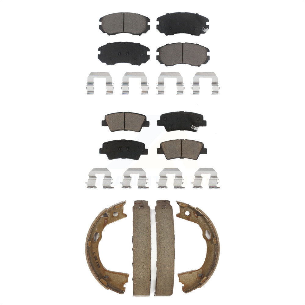 [Avant + Arrière] Kit de plaquette (céramique) de frein pour 2010-2011 Hyundai Azera KCN-100265