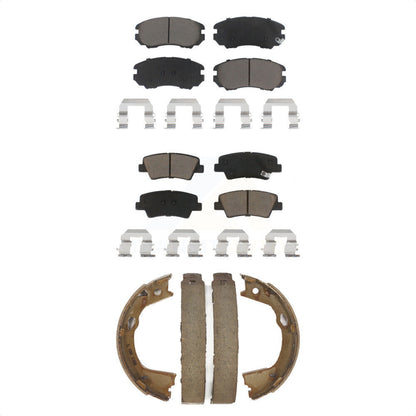 [Avant + Arrière] Kit de plaquette (céramique) de frein pour 2010-2011 Hyundai Azera KCN-100265