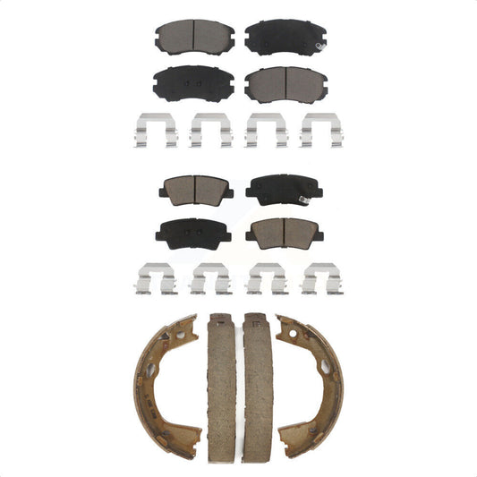 [Avant + Arrière] Kit de plaquette (céramique) de frein pour 2010-2011 Hyundai Azera KCN-100265