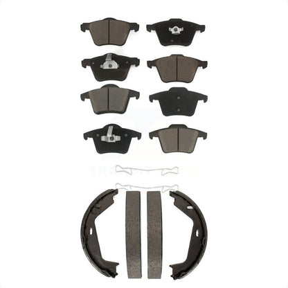 [Avant + Arrière] Kit de plaquette (céramique) de frein pour 2003-2007 Volvo XC90 avec 336mm Diameter Rotor KCN-100266