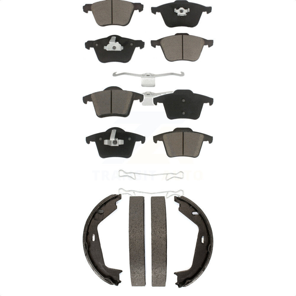 [Avant + Arrière] Kit de plaquette (céramique) de frein pour 2003-2007 Volvo XC90 avec 316mm Diameter Rotor KCN-100267