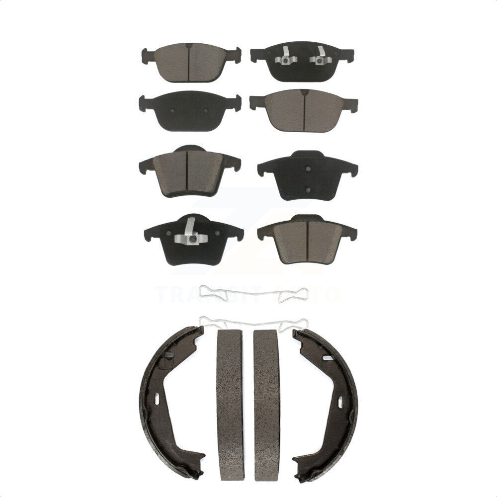 [Avant + Arrière] Kit de plaquette (céramique) de frein pour 2003-2007 Volvo XC90 avec 328mm Diameter Rotor KCN-100268