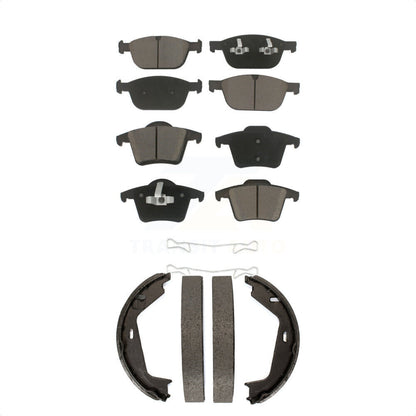 [Avant + Arrière] Kit de plaquette (céramique) de frein pour 2003-2007 Volvo XC90 avec 328mm Diameter Rotor KCN-100268