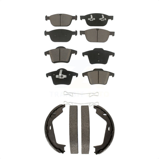 [Avant + Arrière] Kit de plaquette (céramique) de frein pour 2003-2007 Volvo XC90 avec 328mm Diameter Rotor KCN-100268
