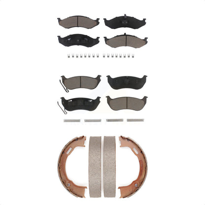 [Avant + Arrière] Kit de plaquette (céramique) de frein pour Jeep Wrangler TJ KCN-100272