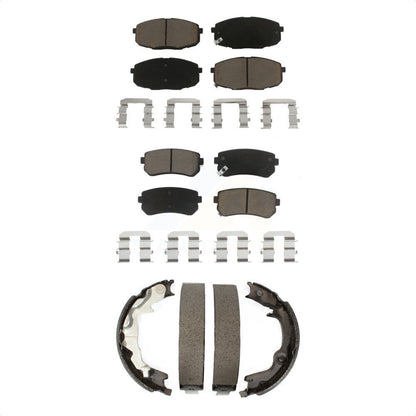 [Avant + Arrière] Kit de plaquette (céramique) de frein pour 2010-2013 Kia Forte Koup KCN-100274