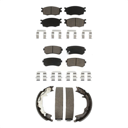 [Avant + Arrière] Kit de plaquette (céramique) de frein pour 2006-2007 Hyundai Accent Kia Rio Rio5 KCN-100278