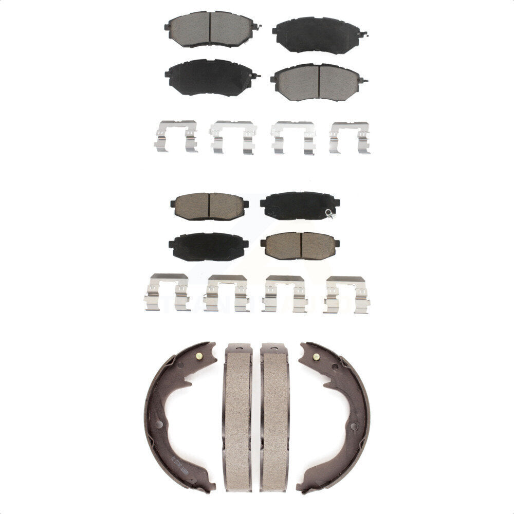 [Avant + Arrière] Kit de plaquette (céramique) de frein pour Subaru Outback Legacy KCN-100280